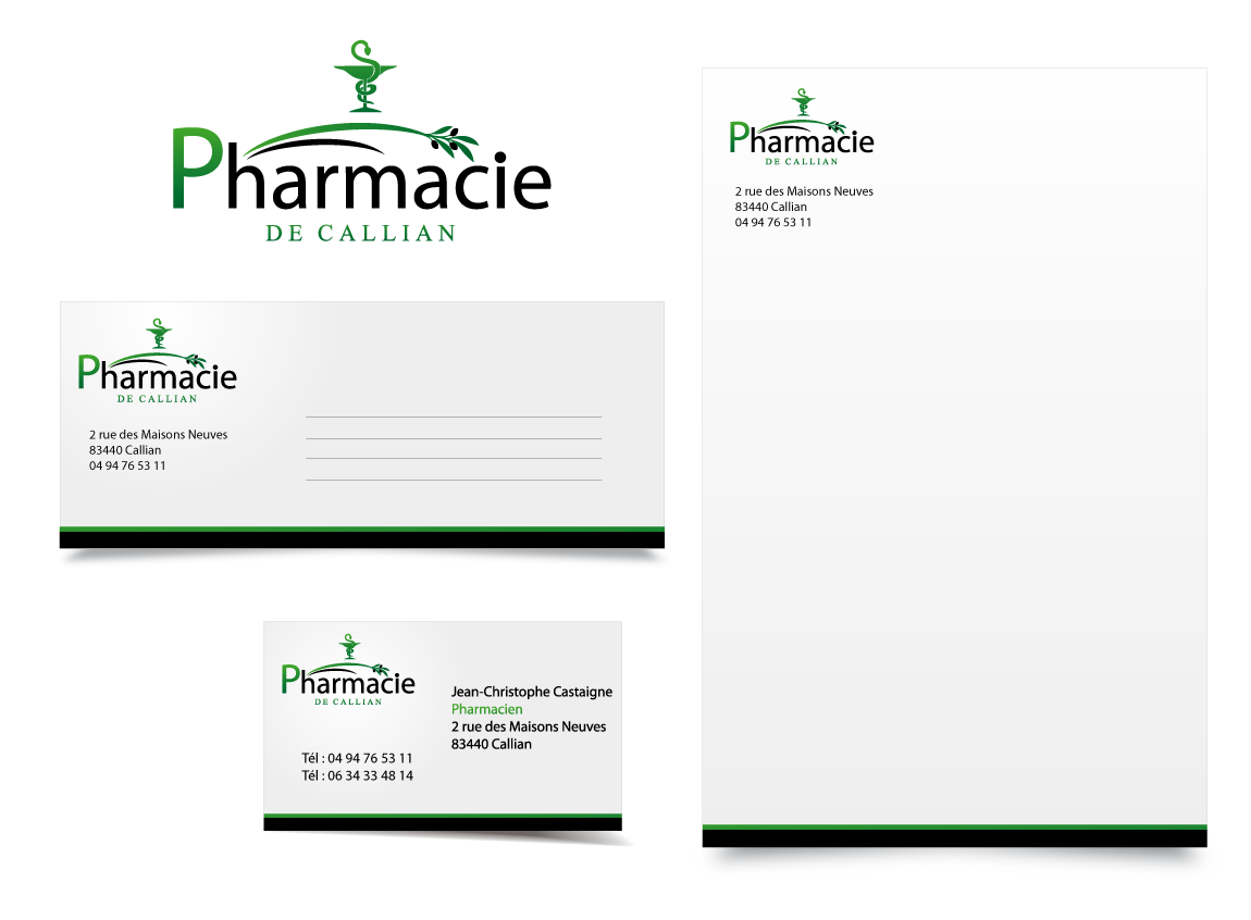 Charte graphique Pharmacie De Callian
